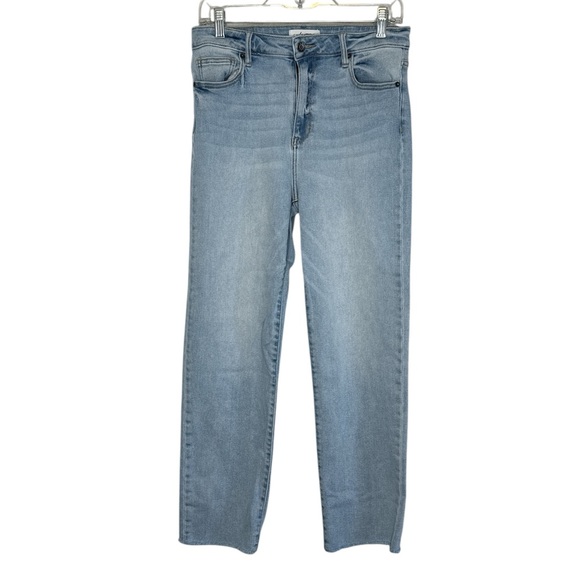 Carly Jean Los Angeles Chrissy Classic Straight Leg Light Blue Size 7 - Picture 1 of 7